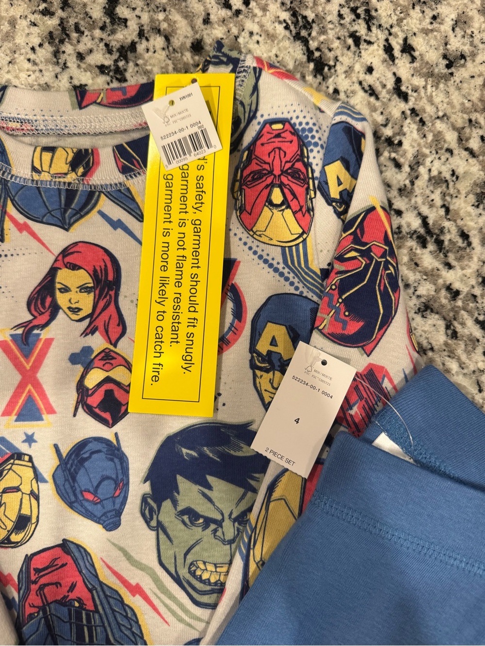 Gap Kids Superhero Character Pajama Set